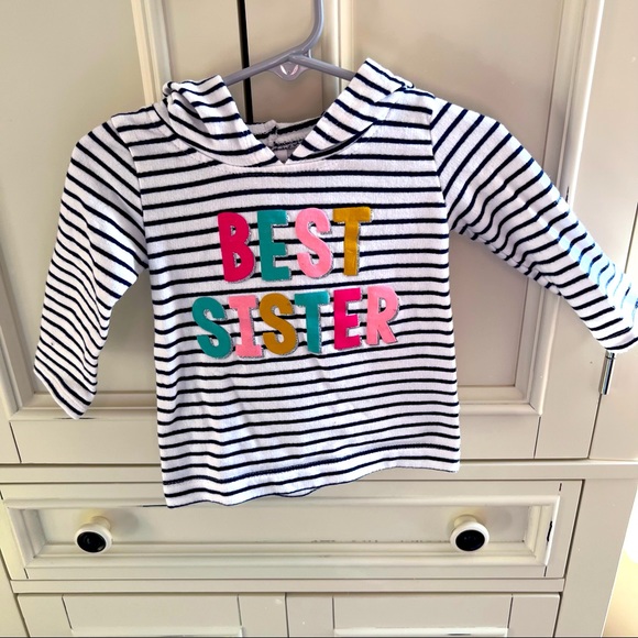 Carter's Other - Best Sister hooded shirt